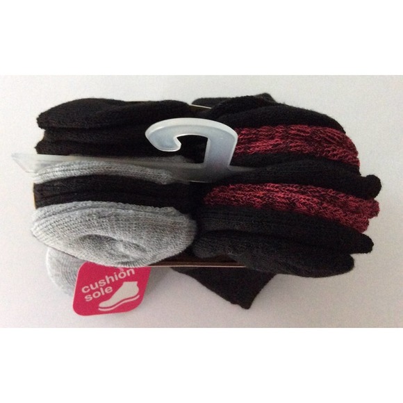 Fruit of the Loom No Show 10 pack Girls Socks - Picture 3 of 4